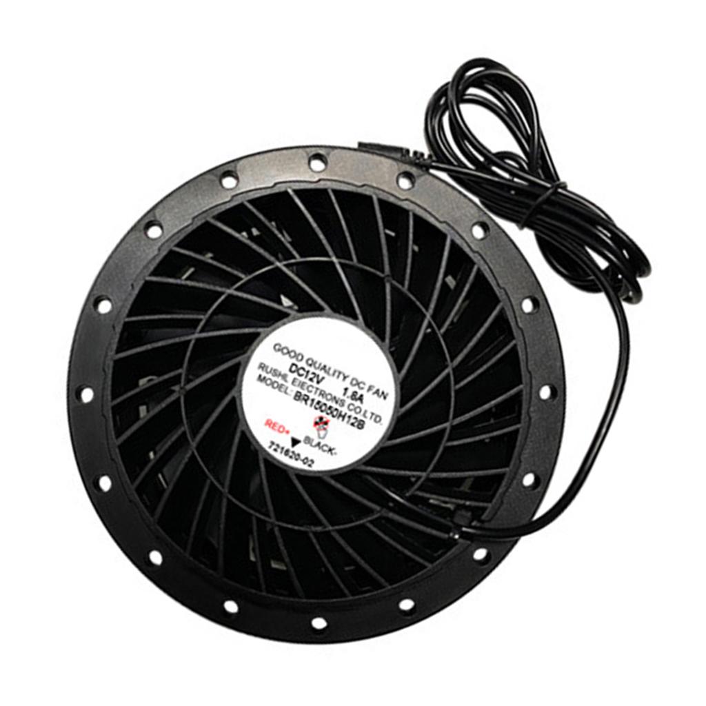Low Noise 6500RPM Duct Fan Exhaust Blower 12V Ventilation Fan for Bathroom Kitchen Chicken Coop Greenhouse and Warehouse