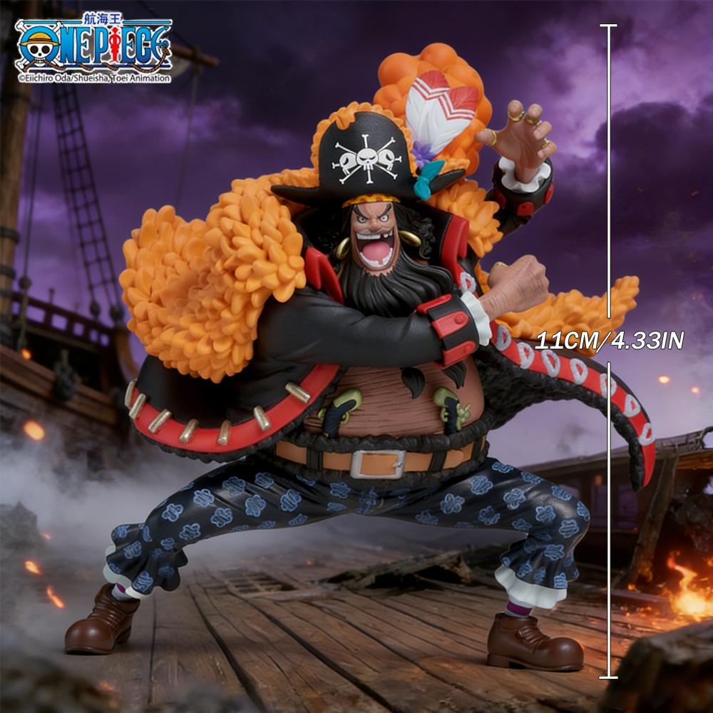 1pc Official One Piece Blackbeard Battle Pose Figure – Decorative Collectable Figurine Perfect for Birthday and Festival Gifts Premium Quality
