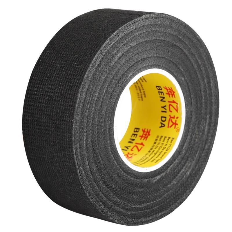 Benyida Black Wiring Harness High-Temperature Insulation Cloth Tape for Car Noise Reduction