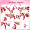 Popular Nurse Pen Set with Retractable Scroll and Badge Clip - Ideal Nurse's Day Gift with Light