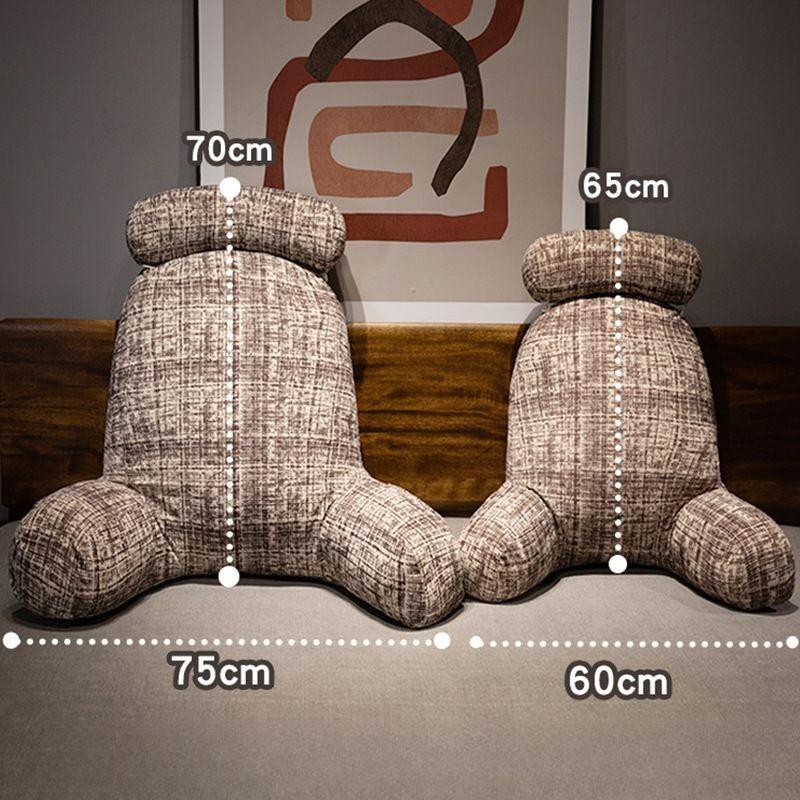 Nap Pillow Tatami Pillow Pregnant Women's Pillow for Waist Protection Sofa Soft Bag Large Backrest Headboard Cushion Office Dormitory Enlarged Pillow