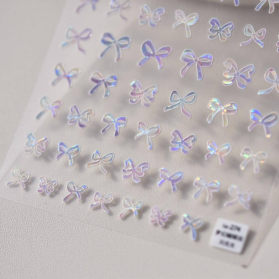 Рельефные наклейки-бантики для ногтей. Изготовление своими руками креативных декоративных — фото 3