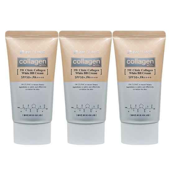 3W CLINIC Collagen White BB Cream SPF50+ PA++++ 60g (3 Optionen) #BB Cream 60g x 3pcs