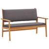 Garden Sofa Set 5 pcs Brown Solid Acacia Wood