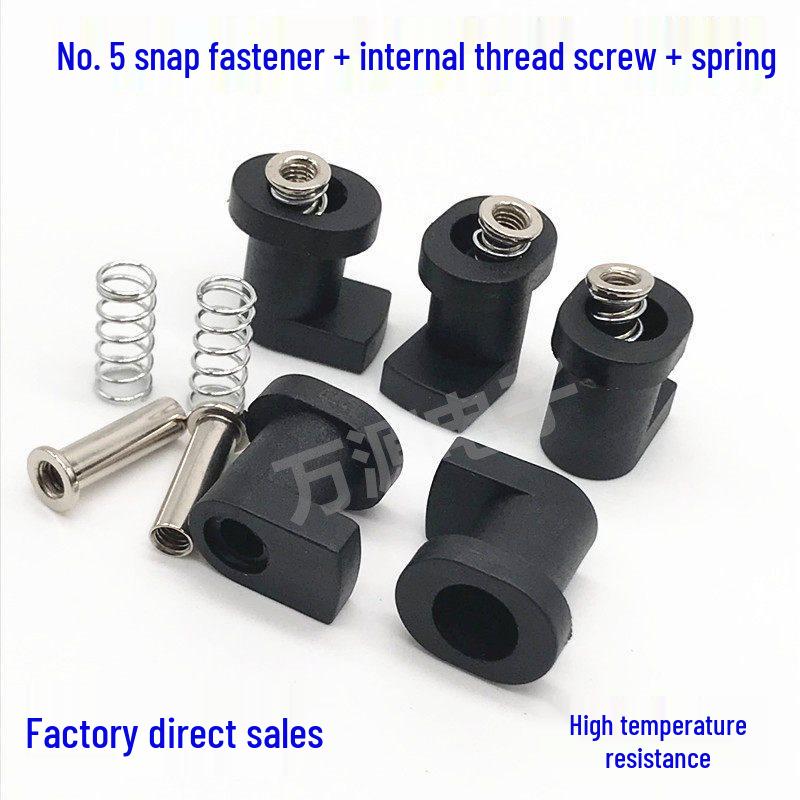 High-Temp Antistatic Wave Soldering Fixture Accessories for 5# Snap Button Screw Spring Single Spring