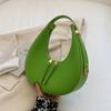 Luxury Half-moon Underarm Bag for Women PU Leather Shoulder Bag Autumn Winter Crossbody Bag