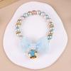 Colorful Cat Puppy Collar Princess Style Cat Neck Chain Cute Pet Pearls Bowknot Necklace  Puppy