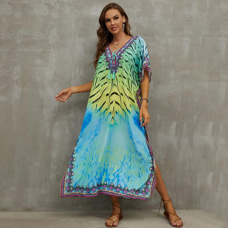 European-American Beach Cover-Up Dress: Available In 29 Colors