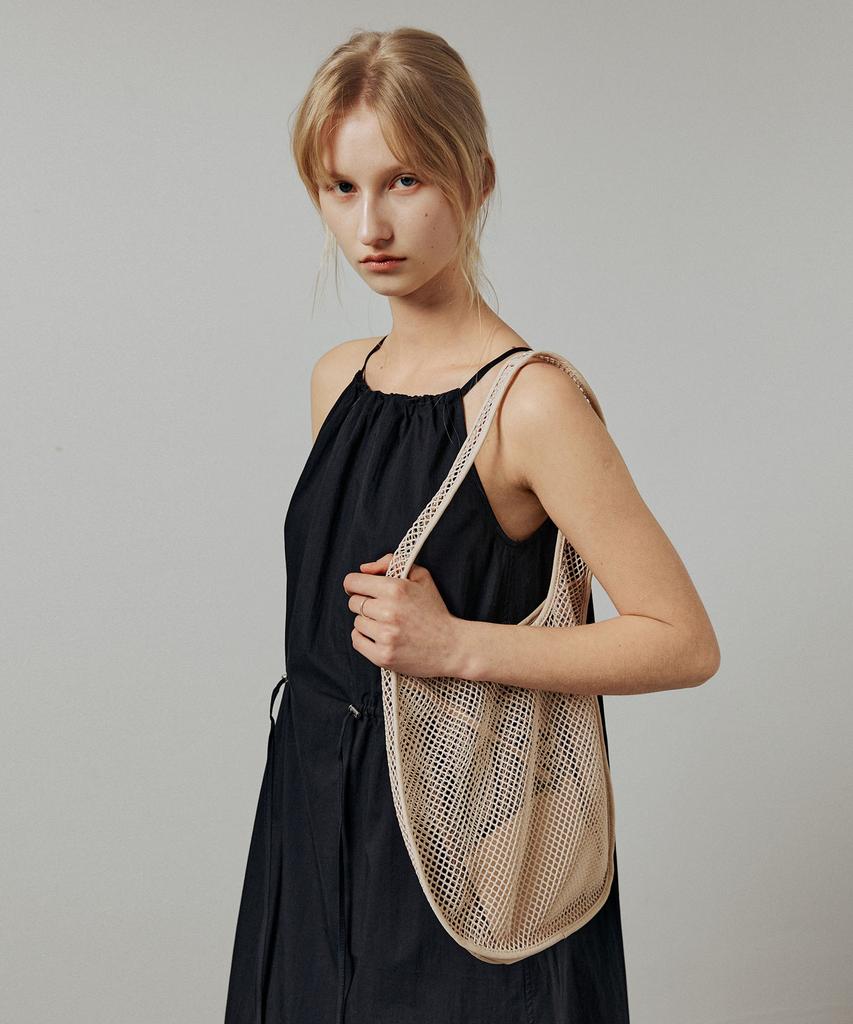 Artid Mesh Tote Bag_Beige