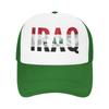 Iraq Flag Iraqi Mesh Baseball Cap Adult Fashion Sun Caps Dad Hat Adjustable Summer Trucker Hat