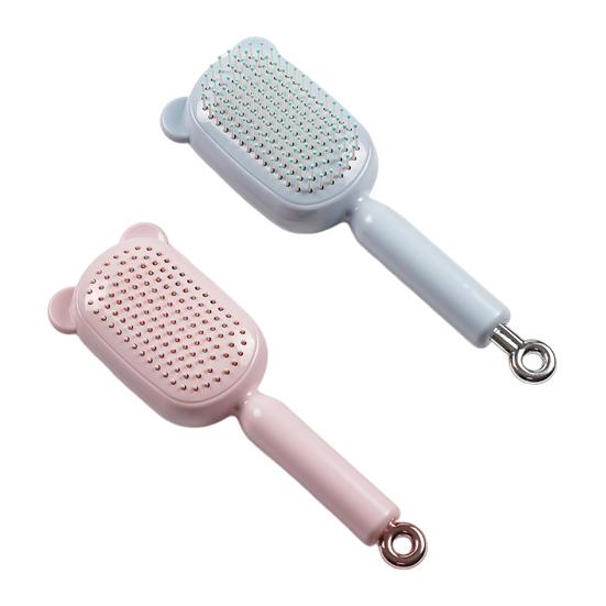 Retractable Self-Cleaning Hair Brush Scalp Massage Anti-static Air Cushion Comb Portable Travel Men Women Hair Detangling Styling Brush