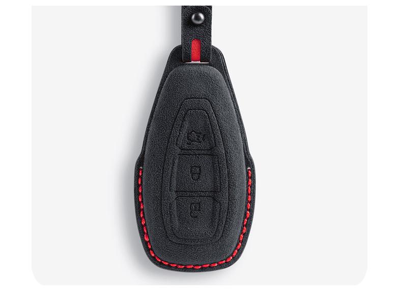 Ford Mondeo, Explorer, EVOS, Escape Alcantara Suede 3D Key Case Cover
