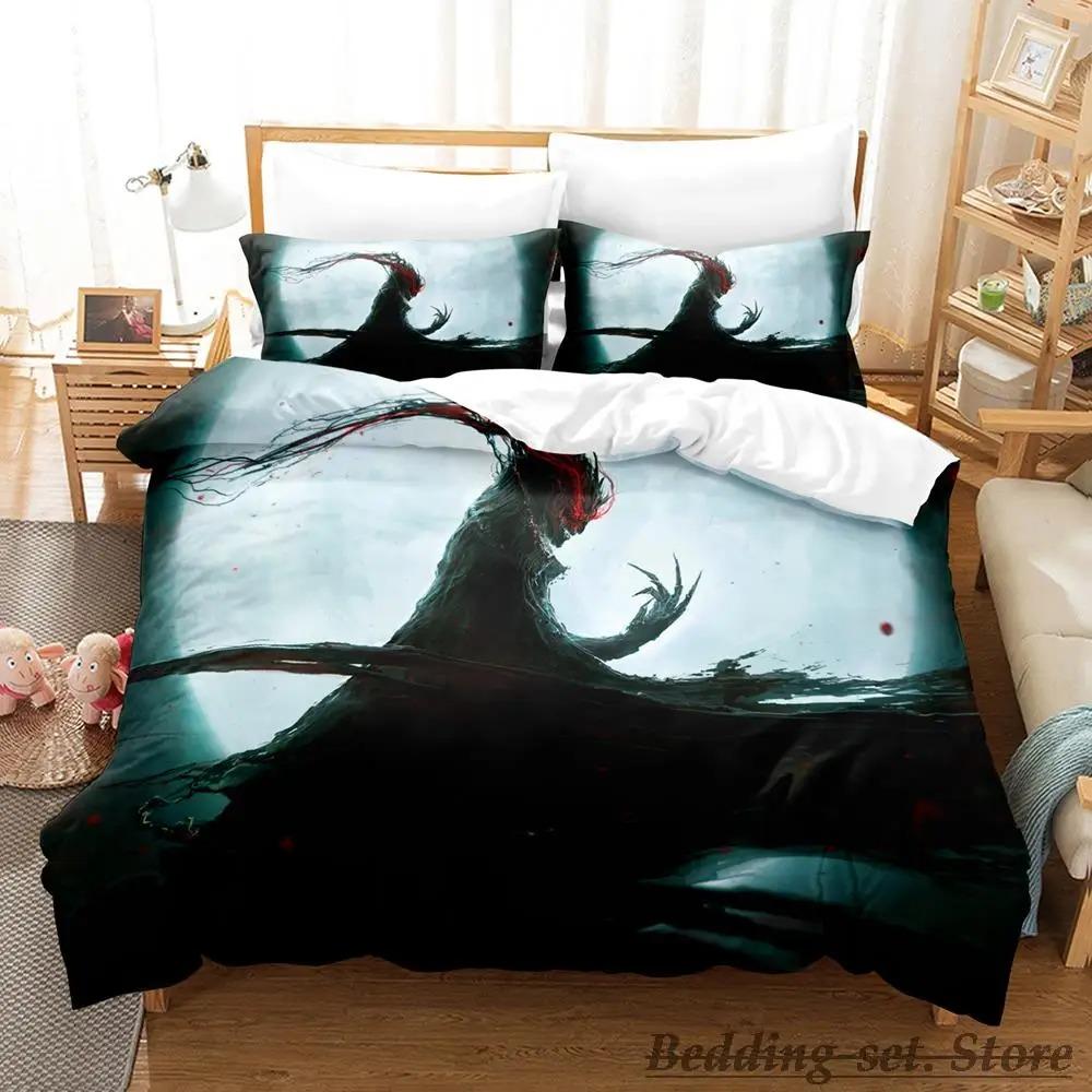 Comfortable Anime Print Bedding Set With Duvet Cover And Pillowcases Single Twin Full Queen King Sizes For All Ages