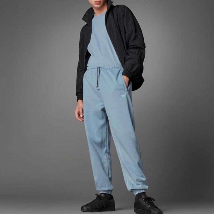 Adidas Originals Trefoil Logo Solid Joggers Men Bottoms Blue HD4817