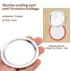 Good-100 Pcs Regular Mouth 70MM Jar Canning Lids, Reusable Leak Proof Split-Type Silver Lids With Silicone Seals Rings