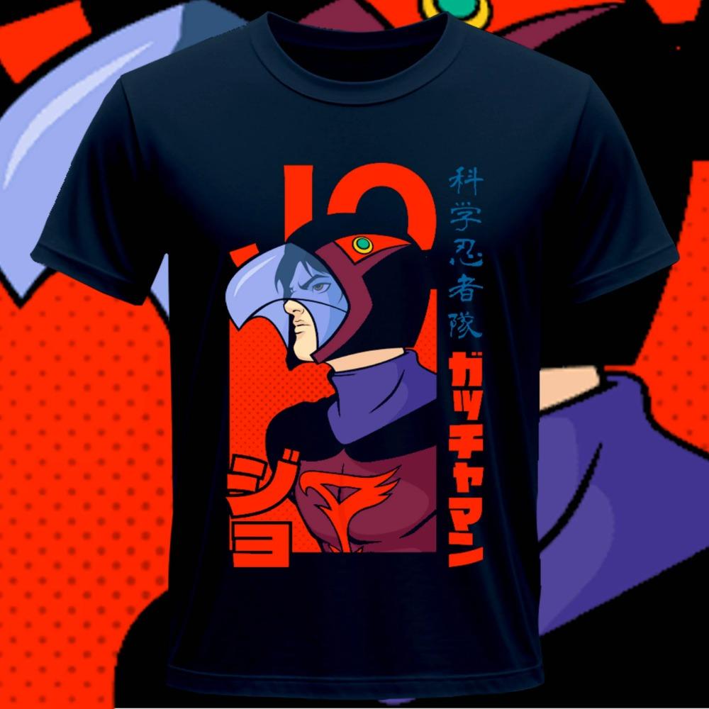 Vintage anime T-shirt Gatchaman Condor graphic printing t shirt Unisex Casual cotton Vintage round neck Tees Short Sleeve