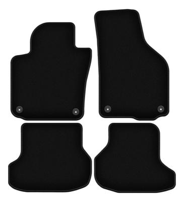 Tapis de sol BASIC en velours noir pour: Volkswagen Golf VI cabriolet (2011-2016)