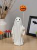 Halloween Resin Ghost Pumpkin Figurine Pumpkin Balloon Figurine for Table Centerpieces Shelf Ornaments