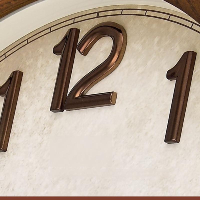 Vintage Wall Clock LCD Display Wall Watch Silent Elegant Large Decorative Clock Minimalist Luxury Aesthetic Living Room Watches