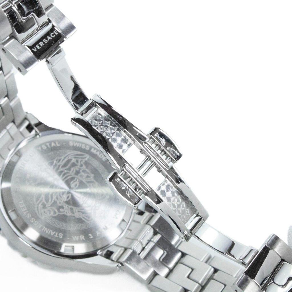 Used Working Item Like New Versace Watch Quartz Ladies Helenium Pink Greca Pattern Medusa Swiss Made Beautiful Rare