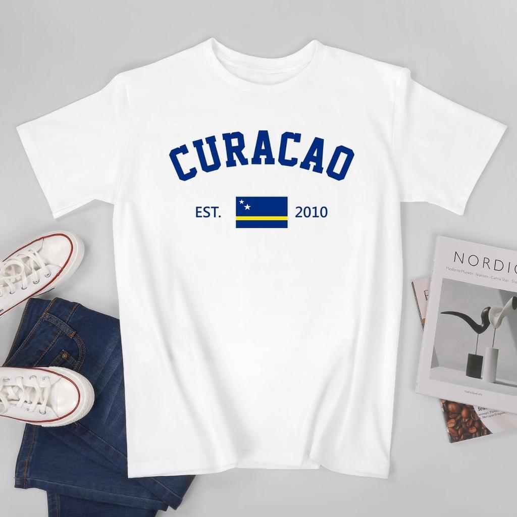 Unisex Unisex Curacao Est2010 Independence Day Tshirt Tees T Shirts WoUnisex Boys 100 Cotton TShirt