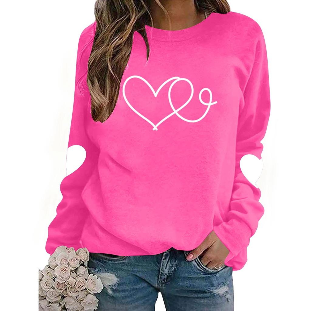 Modisches Damen Oversize Casual Daily Plus Size Langarm Kapuzensweatshirt