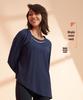 2020 Women's Loose Slimming Quick-Dry Plus Size Sports Cover-Up Running T-Shirt Yoga Top