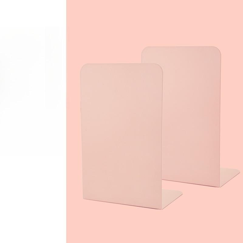 2 Pezzi Semplice Supporto per Libri in Metallo da Scrivania Fermalibri Antiscivolo Organizzatore di Libri per Studenti Fermalibri Grande Spesso Rastrelliera per Conservazione Libri