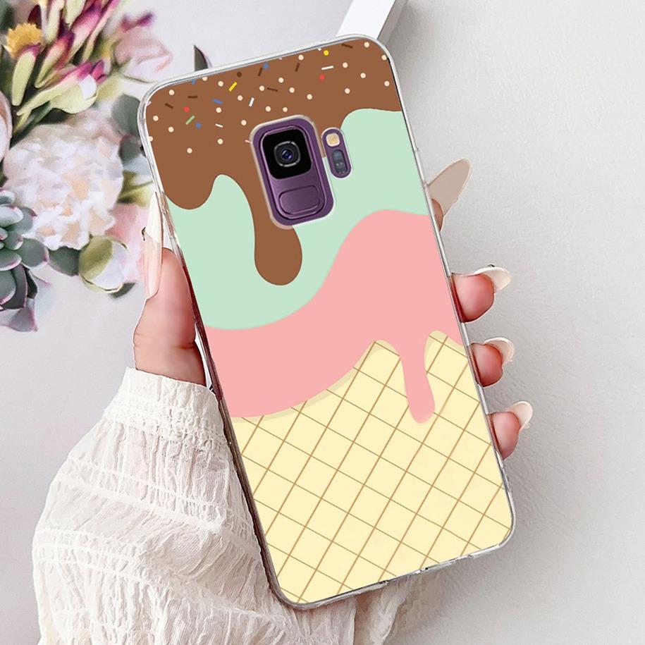 For Samsung Galaxy S9 Case SM-G960F Cover Fashion Flower Soft Slim Back Cover For Samsung S9 Plus S 9 GalaxyS9 S9+ SM-G965F Capa