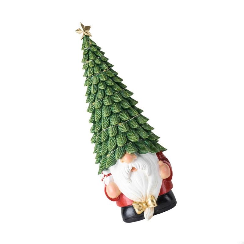 62KD Festival Christmas Santa Elf Ornament Resins Figure for Mantels Display