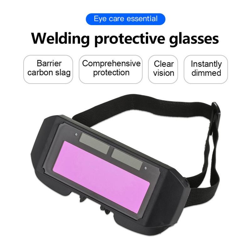 New Solar Auto Darkening Welding Glasses Welder Mask Eyes Goggle For Brazing Welding