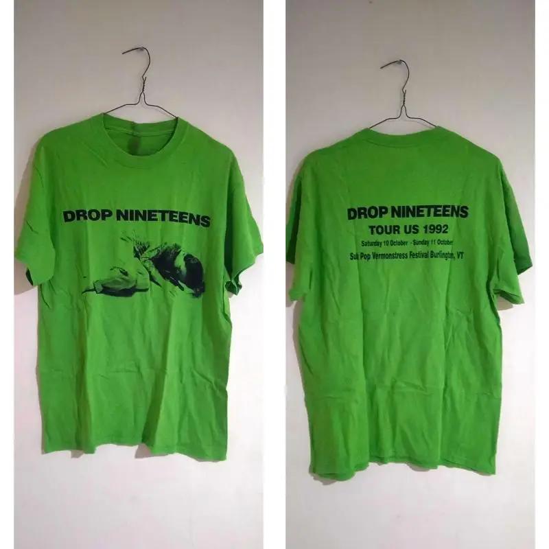 Drop Nineteens Band Tour Us Green 100 Cotton T Shirt S 5Xl Mk570