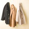 Women Wool Jacket 100% Wool Autumn Wool Coat Winter Warm Woolen Jackets Female Double Breasted