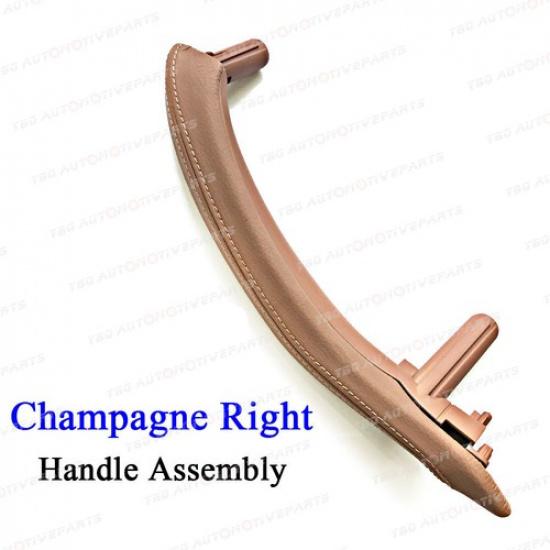 Door Pull Handle Cover with Leather Assembly For BMW X5 X6 F15 F16 2014 -2018