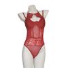Sexy lingerie women's neck sling onesie empty pure lace splicing slim fit, free from the temptation of perspective