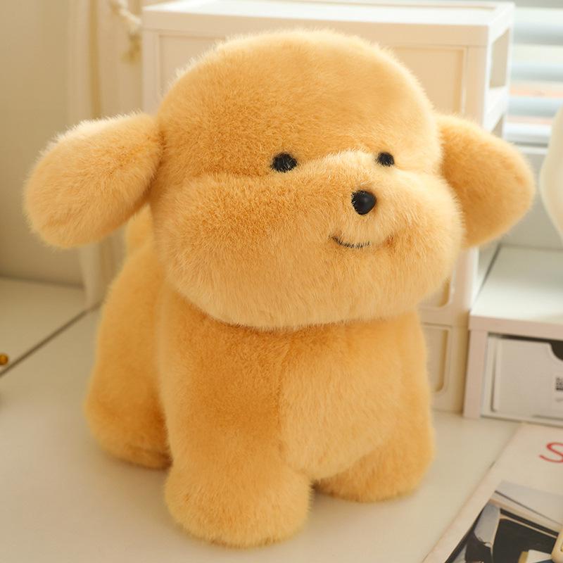 Dundun Puppy Plush Toy: Golden Retriever & Husky Sleep Doll Gift for Girls