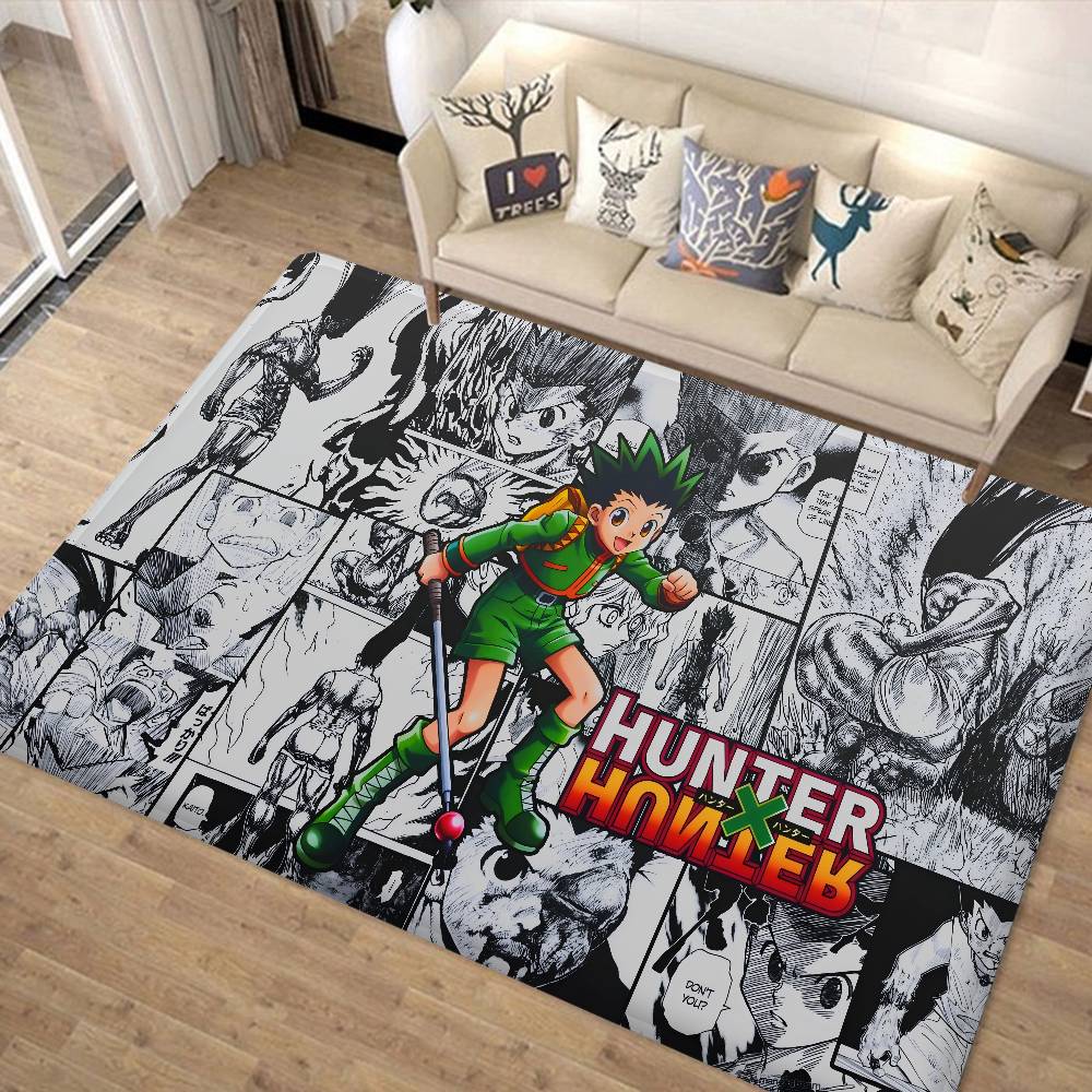 Fantasy Comic Hunter X Hunter Floor Mat Rectangle Anti-slip Home Soft Badmat Front Door Indoor Outdoor Mat Welcome Doormat