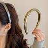 Korean Light Luxury Glossy Sponge Headband: 2025 New Style for Women – Ideal for Face Washing and Hair Styling