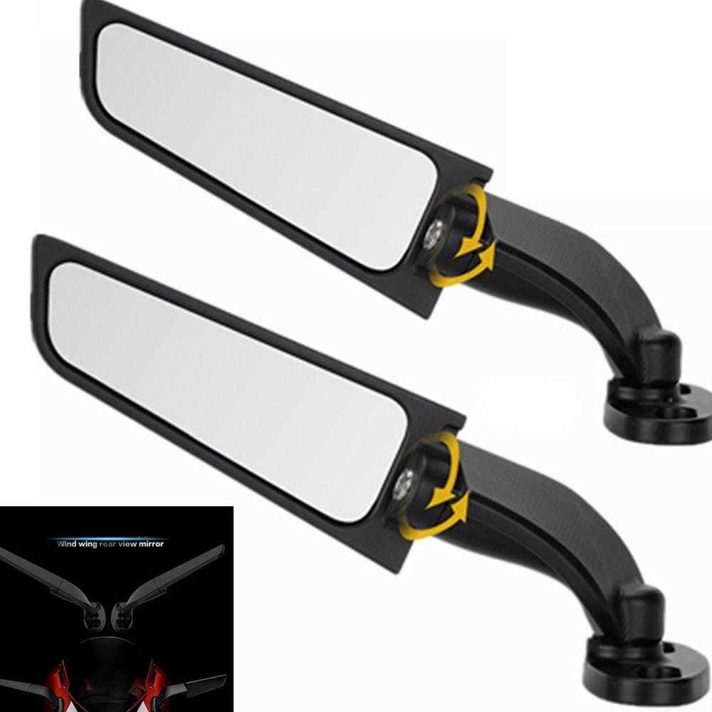 

Для Yamaha зеркальный спойлер с фиксированным ветровым крылом, вращающиеся боковые зеркала, зеркала заднего вида, ветровое крыло