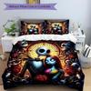 3Pcs Nightmare Before Christmas Bedding Set Quilt Cover Pillowcase Home Christmas Xmas Halloween Gift 1 Duvet Cover 2 Pillowcase M928426