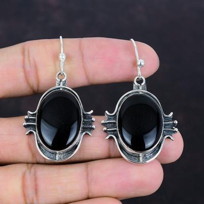 Σκουλαρίκια Μαύρη Ονυχας 925 Ασήμι Στερλίνας Σκουλαρίκι Τελευταίο Σχέδιο Σκουλαρίκι Φανταστικό Μαύρο Ονυχας Γυναικεία Κοσμήματα Δώρα Για Γυναίκες Χειροποίητο Σκουλαρίκι