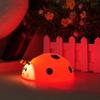 Type-C Rechargeable Ladybug Night Light Touch Control Silicone Table Lamp  Bedroom