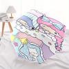 Little Twin Stars,Sanrio Characters Automatic opening and closing folding umbrella with 8 rib frame and compact travel design,perfect for