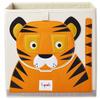 3 Sprouts - Cube De Rangement Tigre - ELEMENTS FOR KIDS