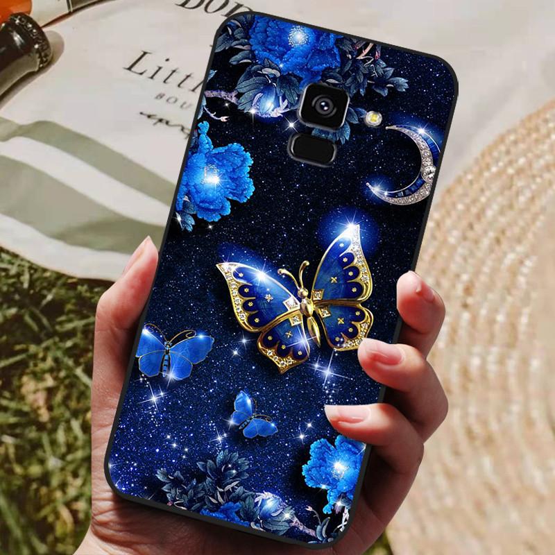 For Samsung Galaxy A8 2018 A530 A530F Case Silicon Soft TPU Phone Cover For Samsung A8 Plus 2018 A730 A730F Case Black Coques