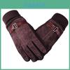 Classic And Versatile Men's Winter Warm Touch Screen Gloves For Skiing And Driving