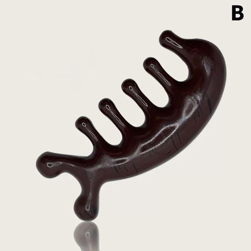 

Расческа Гуаша, массажная расческа для тела с пятью широкими зубьями, китайская медицина, терапия TCM, циркуляция крови, гладкость, против выпадения волос