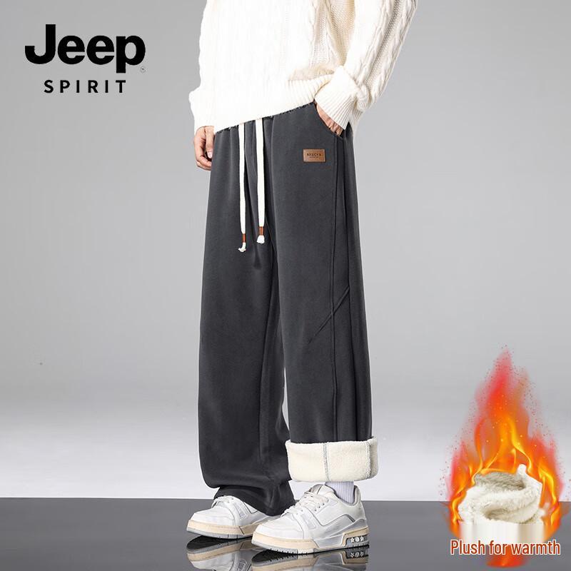 

JEEP SPIRIT Men s Plush-Lined Casual Trousers 29188 3XL