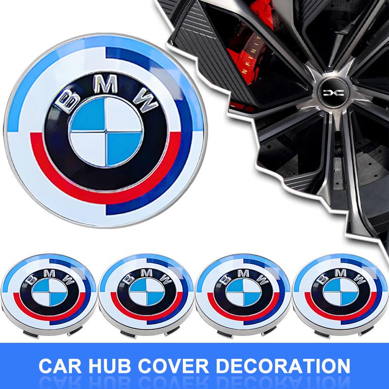 60mm Car Wheel Center Hub Cap Accessories For BMW E90 E34 E36 E39 E53 E60 F10 F30 F15 F16 G30 I3 I5 X1 X4 X5 X3 X6 M3 M5 M6 3 Series 5 Series 7 Series