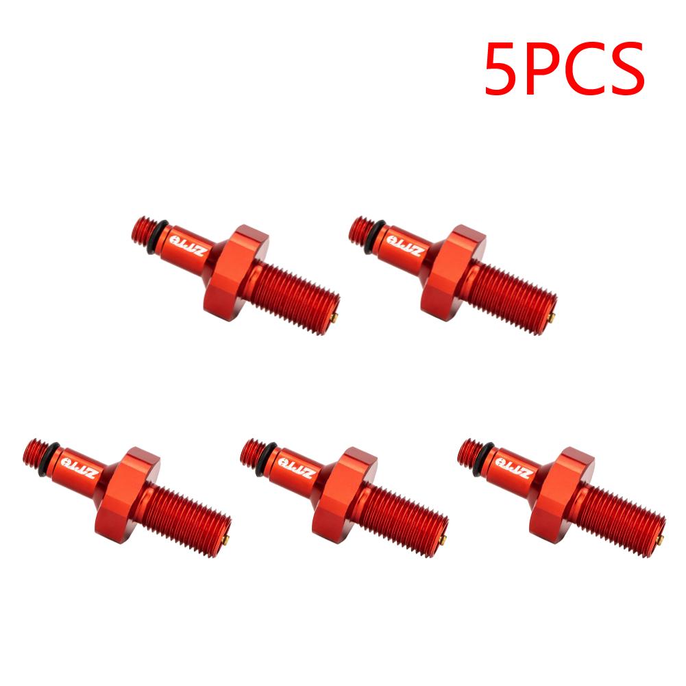 Bicycle Air Rear Shock Absorber Valve Adapter Aluminum Alloy Bike Rear Gallbladder Inflation Nozzle Tool Bicycle Accessories